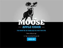 Tablet Screenshot of moosecider.com